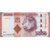 P42a Tanzania - 2000 Shilingi Year ND (2010)